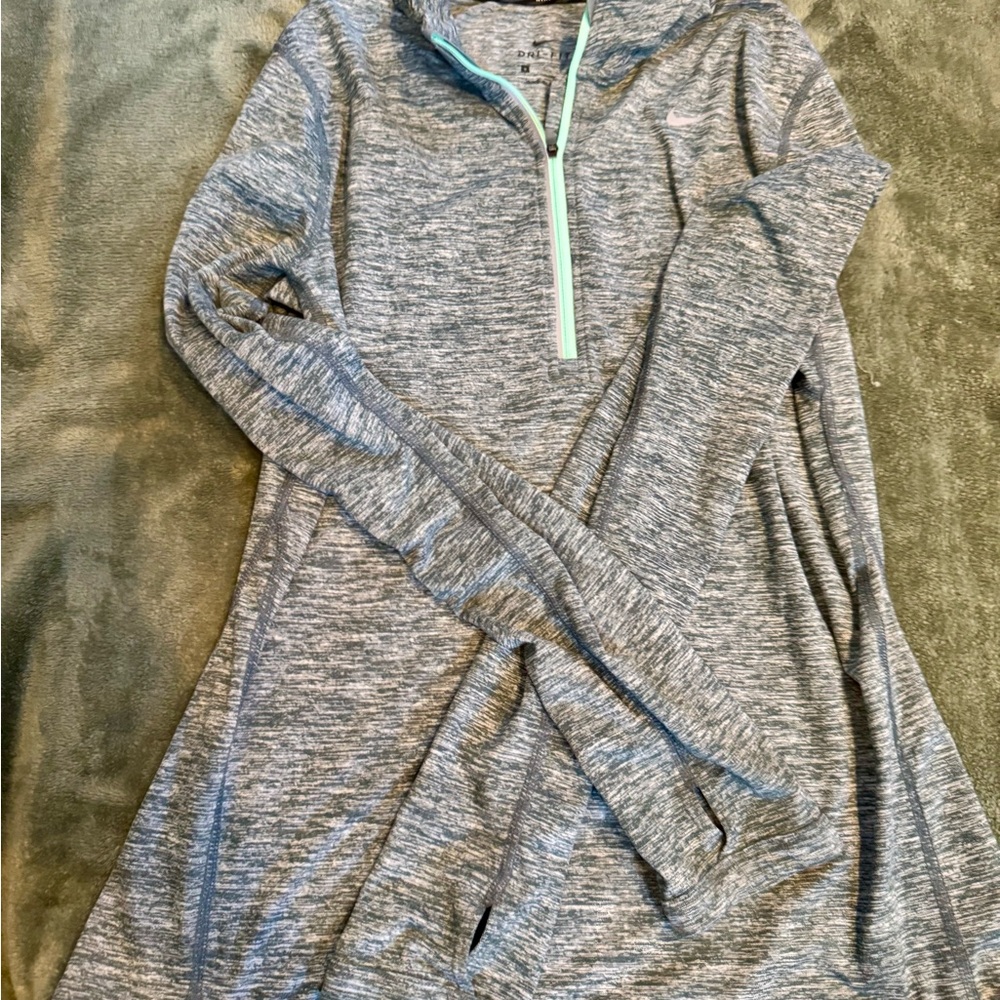 NIKE RUNNING DRI-FIT Quarter-Zip Pullover
